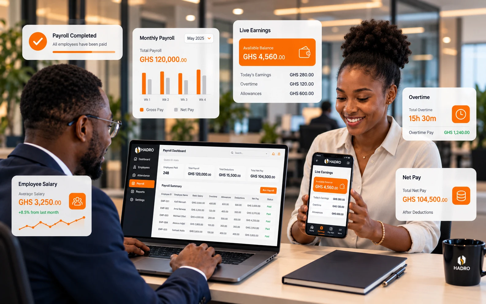 Payroll & Live Earnings