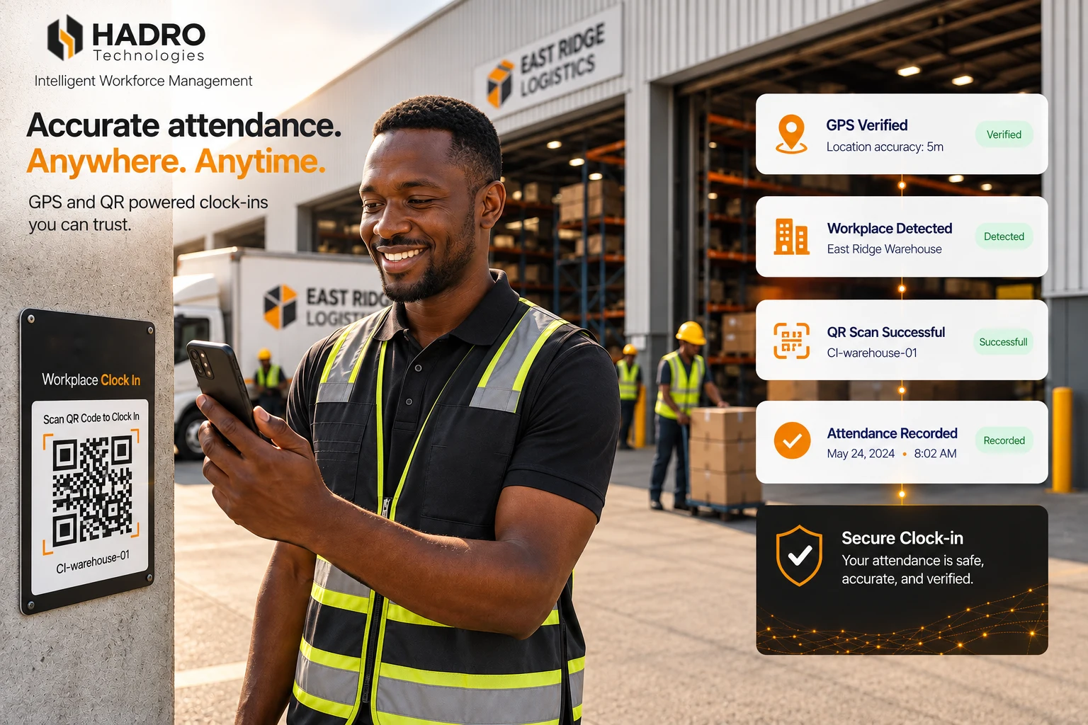 GPS & QR attendance
