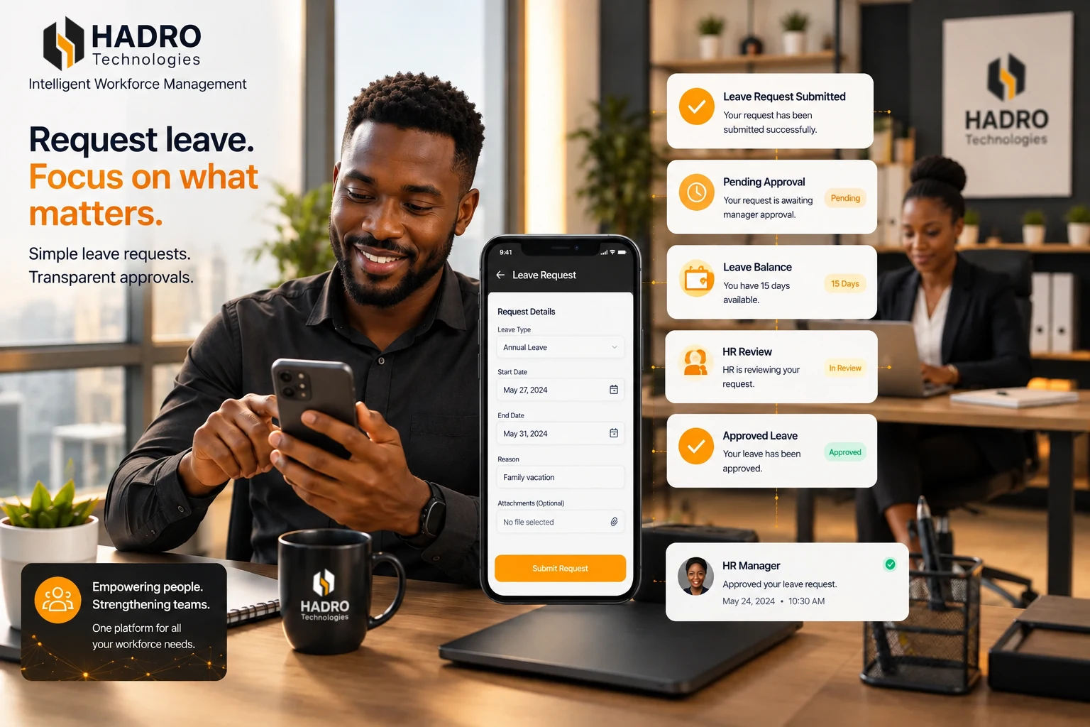Leave requests & status